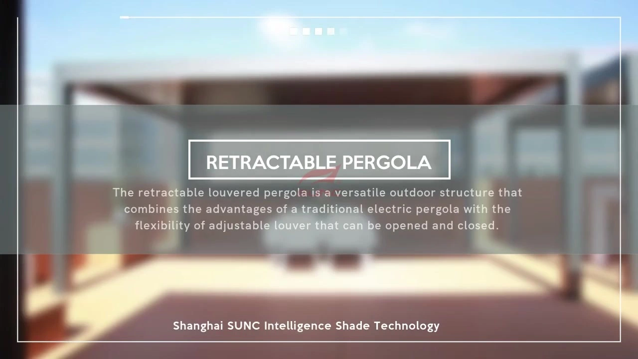 ລາຄາໂຮງງານ pergola retractable ທີ່ດີທີ່ສຸດ -
