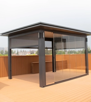 ការរចនាអាលុយមីញ៉ូម Pergola បែបចិន
