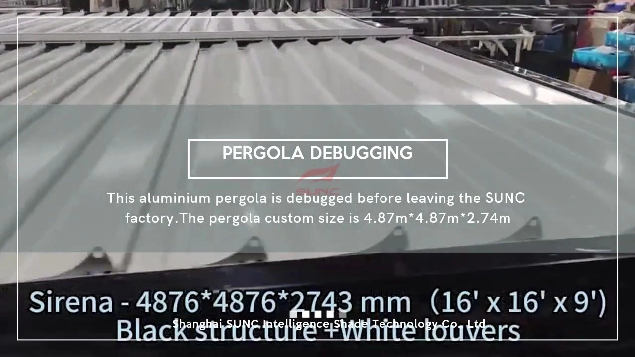 Чин истеҳсолкунандагони хатогиҳои алюминийи сафед - pergola -
