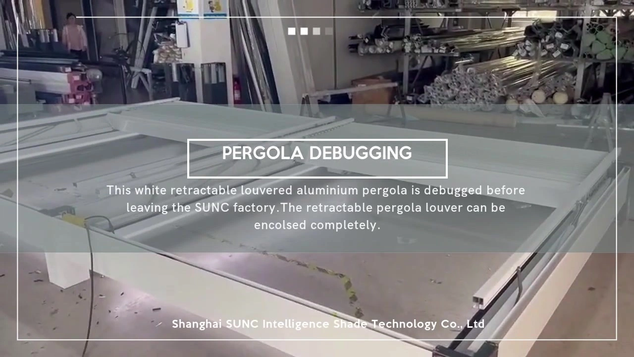 ការបំបាត់កំហុស pergola ដែលអាចដកបានប្រកបដោយវិជ្ជាជីវៈ