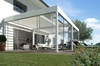 Outdoor Motorized Retractable Louvered Pergola Aluminju Garden Villa disinn 1