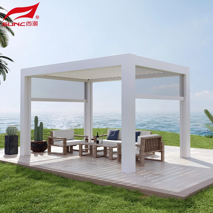 Sumc latar mburi motor, pergola aluminium 2