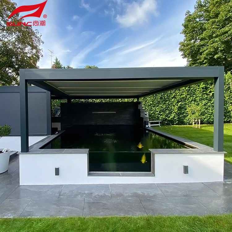 Vanjski podesiva bioklimatska patio motorizirana aluminijska pergola 2