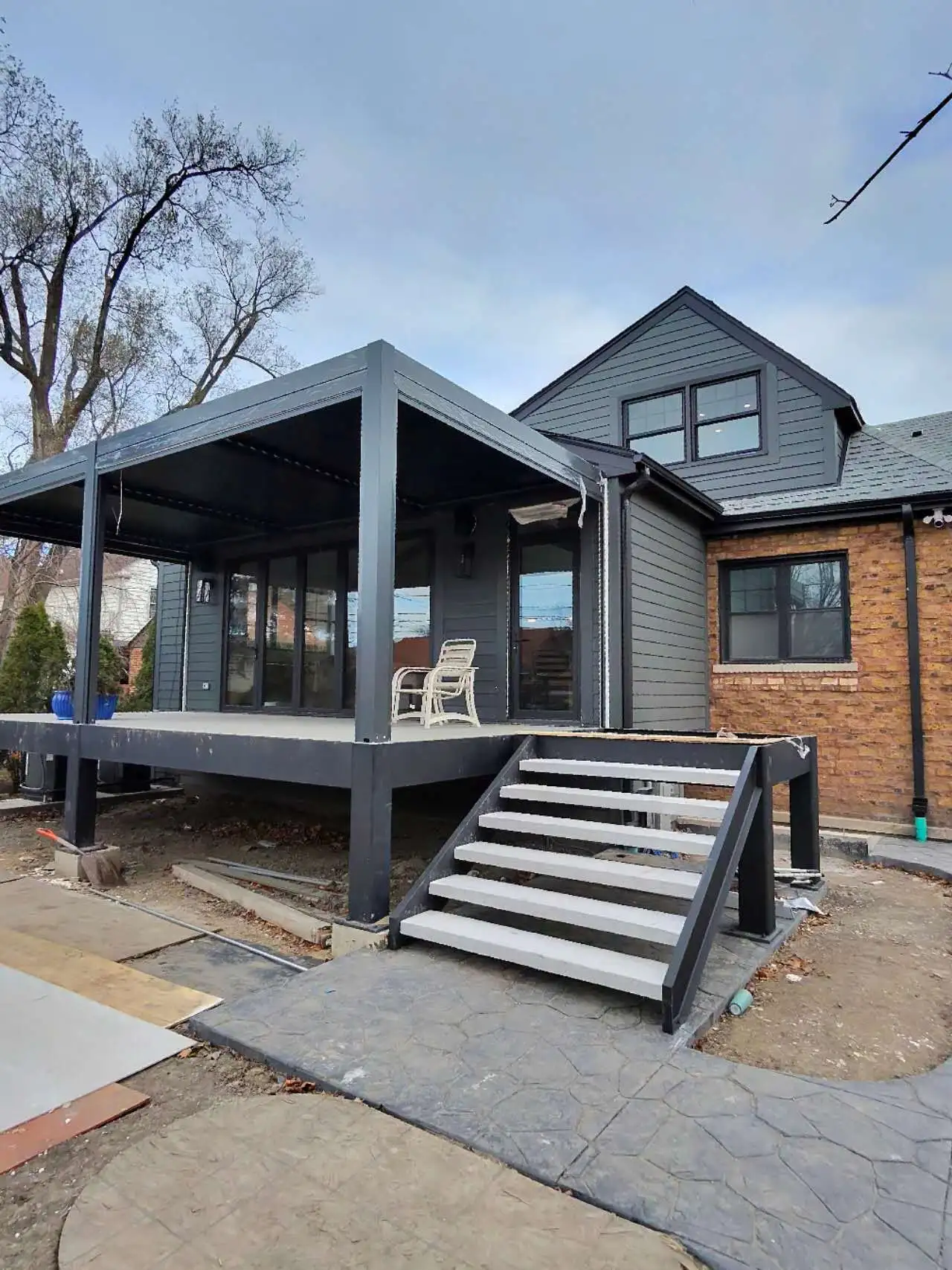 Nzaghachi sitere na ndị ahịa USA Aluminom Pergola nke ụlọ ọrụ SUNC Pergola