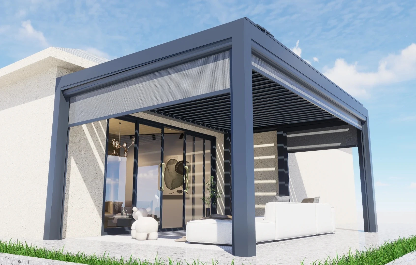 Transform Your Balcony with a Gorgeous SUNC Pergola