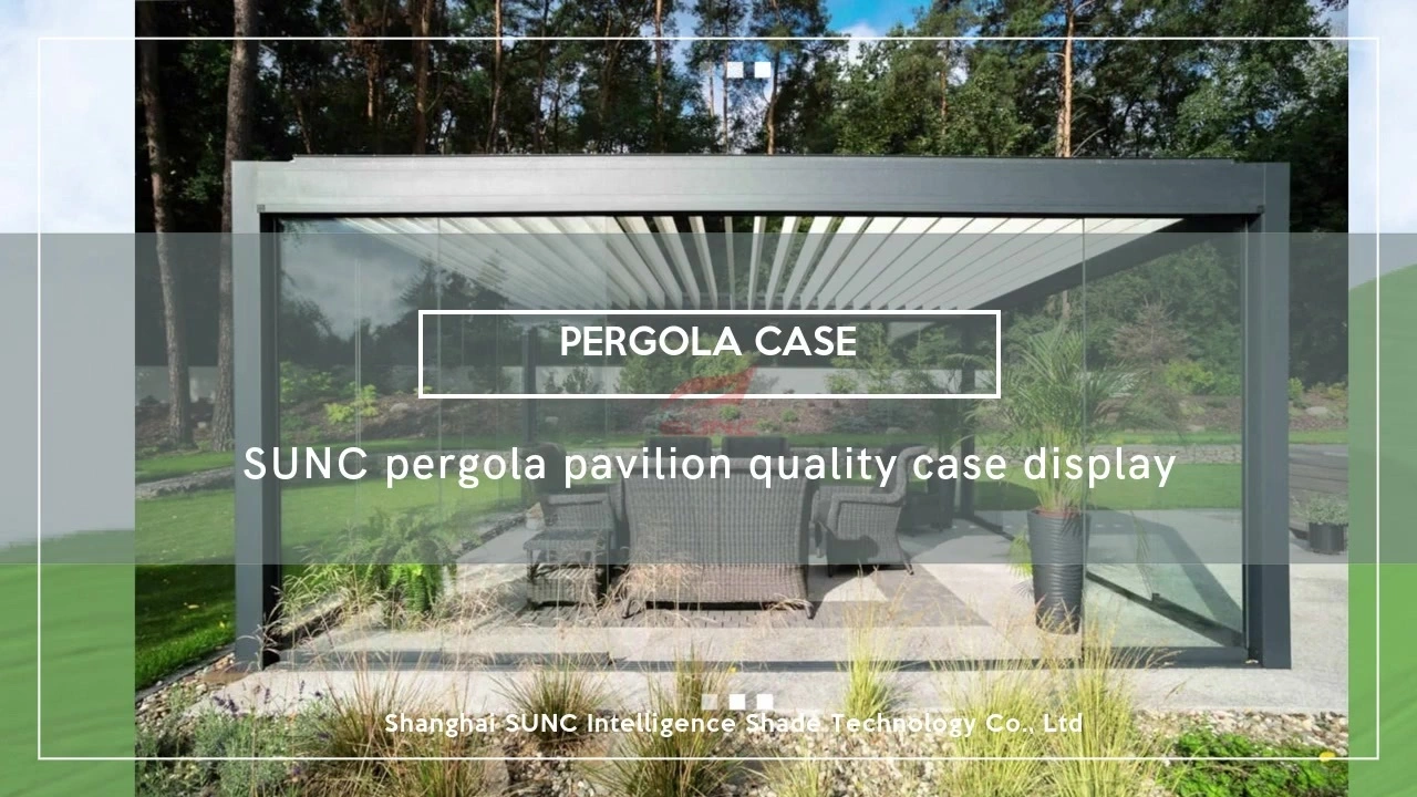បង្ហាញករណី Pergola ផ្ទាល់ខ្លួនដែលមានគុណភាពខ្ពស់