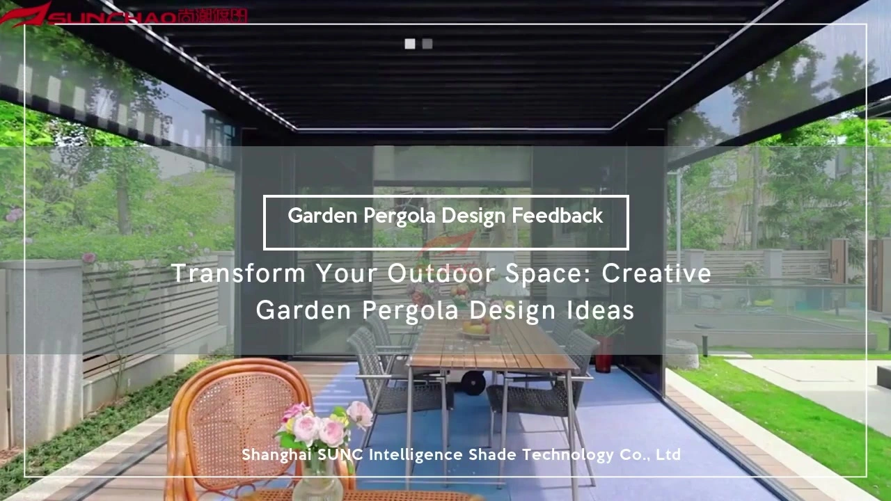 Professional Transforming vaš zunanji prostor: ustvarjalni vrt Pergola Design Ideas Proizvajalci