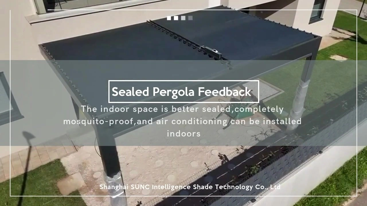 Feedback from UK Customers Sealed Pergola by Pergolas Company