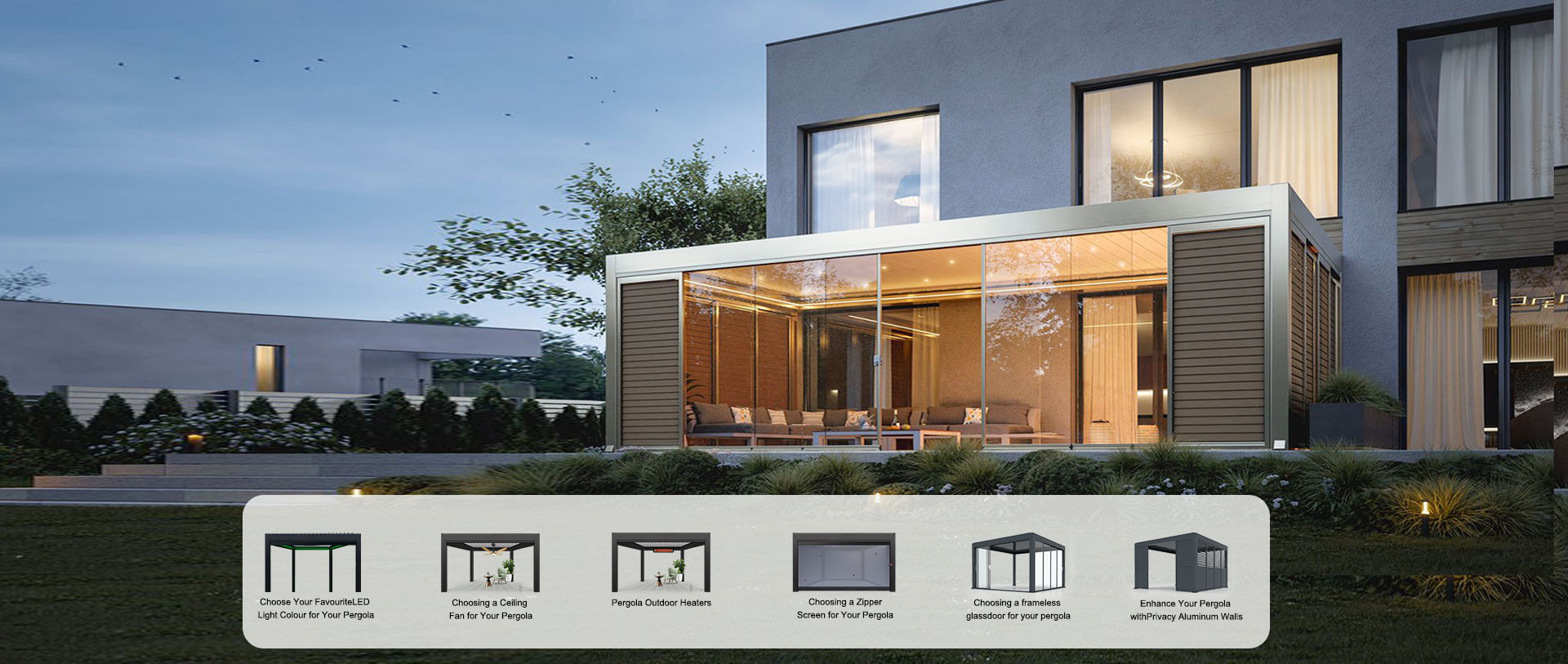 SEALED PERGOLA
                      