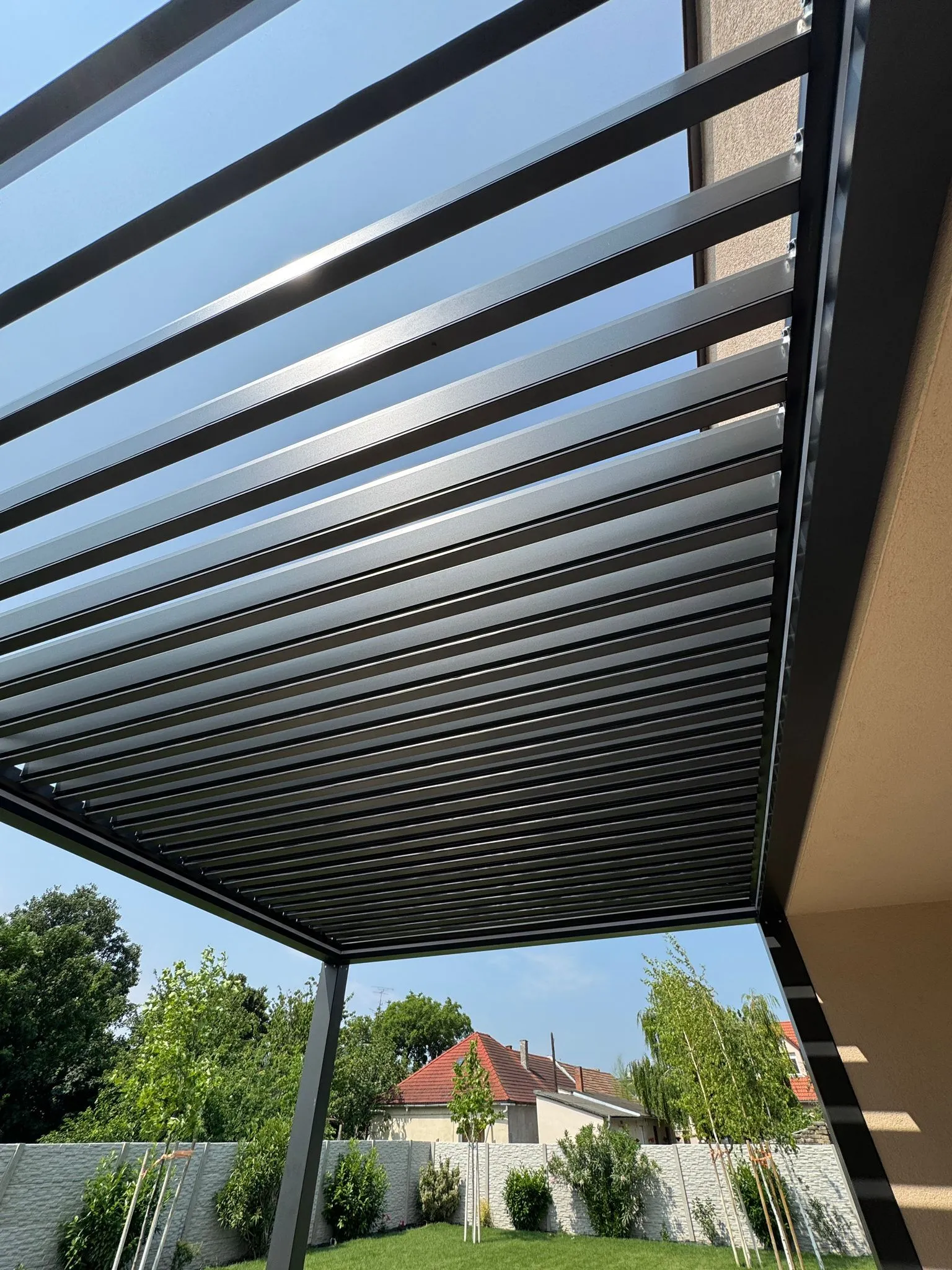 Comentarios de los clientes de EE. UU. Houred Pergola por Sunc Pergola  Company: | SANC, image size:1536x2048