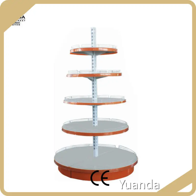 Round Tiered Display Shelf for Warehouses with Good Price 1