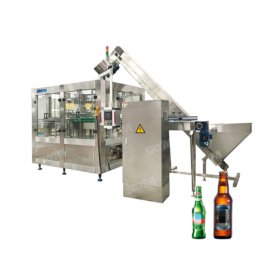 Machine de capsulage automatique de remplissage de bouteilles de bière 1
