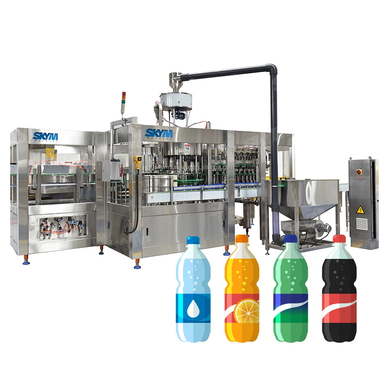 Ligne d'usine de boissons gazeuses/machine de remplissage de boissons gazeuses Machine de remplissage d'eau 1