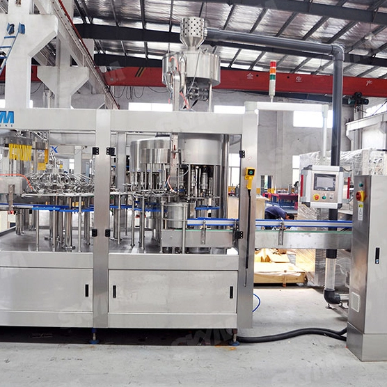 SKYM Automatic Rotary 3 In 1 Pet Plastic Bottled Water Filling Machine For Purified Pure Mineral Spring Drinking Water 1