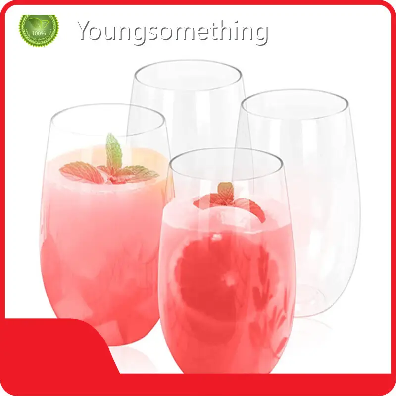 كؤوس النبيذ البلاستيكية الساخنة المخصصة Youngsomething العلامة التجارية 1