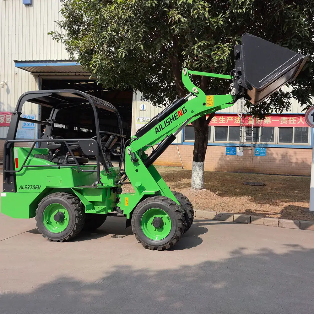 Electric Mini Track Loader by AILISHENG Construction Equipment 2