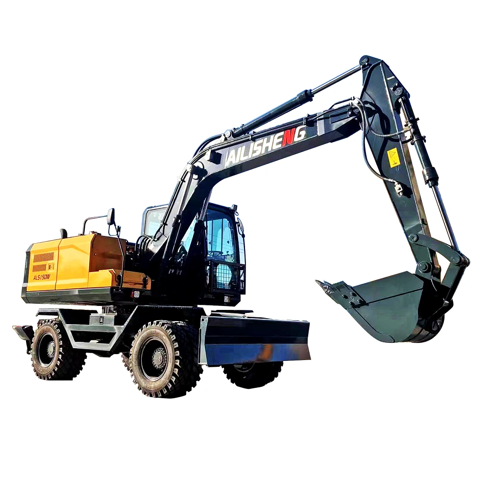Escavadeira de rodas AILISHENG ALS150W 1