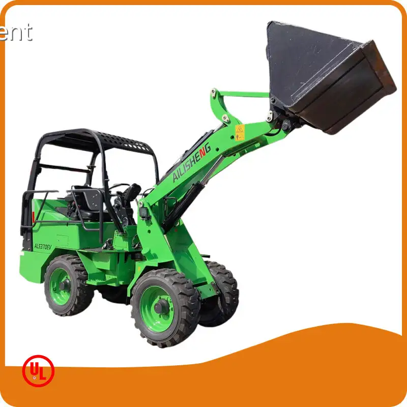 Electric Mini Track Loader by AILISHENG Construction Equipment 1
