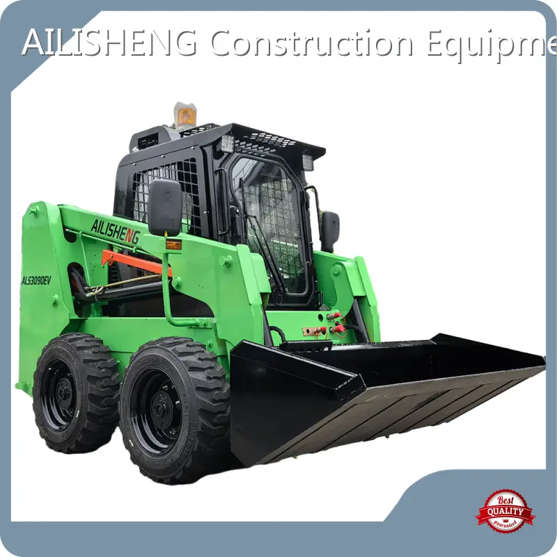 Electric Mini Skid Steer for Sale by AILISHENG Construction Equipment 1