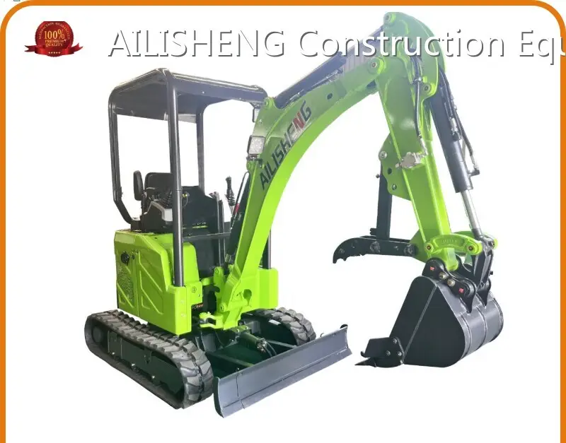 Electric Mini Digger - - AILISHENG Construction Equipment 1