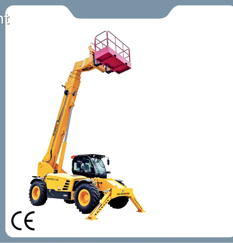 AILISHENG Construction Equipment Mini Telescopic Forklift Manufacturer 1