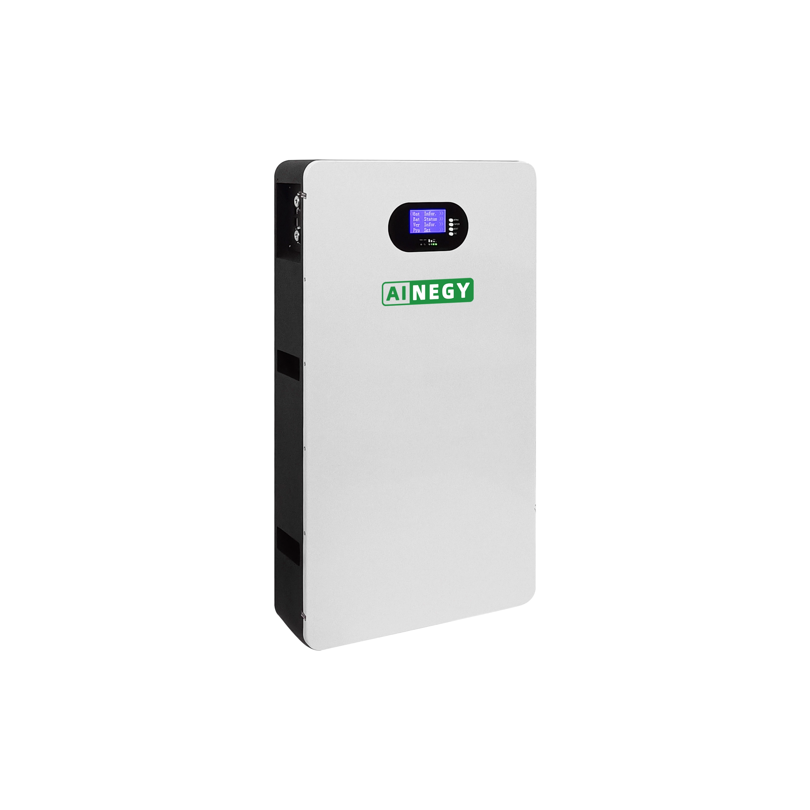 AINEGY 壁掛け Lifepo4 エネルギー貯蔵バッテリー 51.2V 200Ah 家庭用エネルギー貯蔵システム用 1