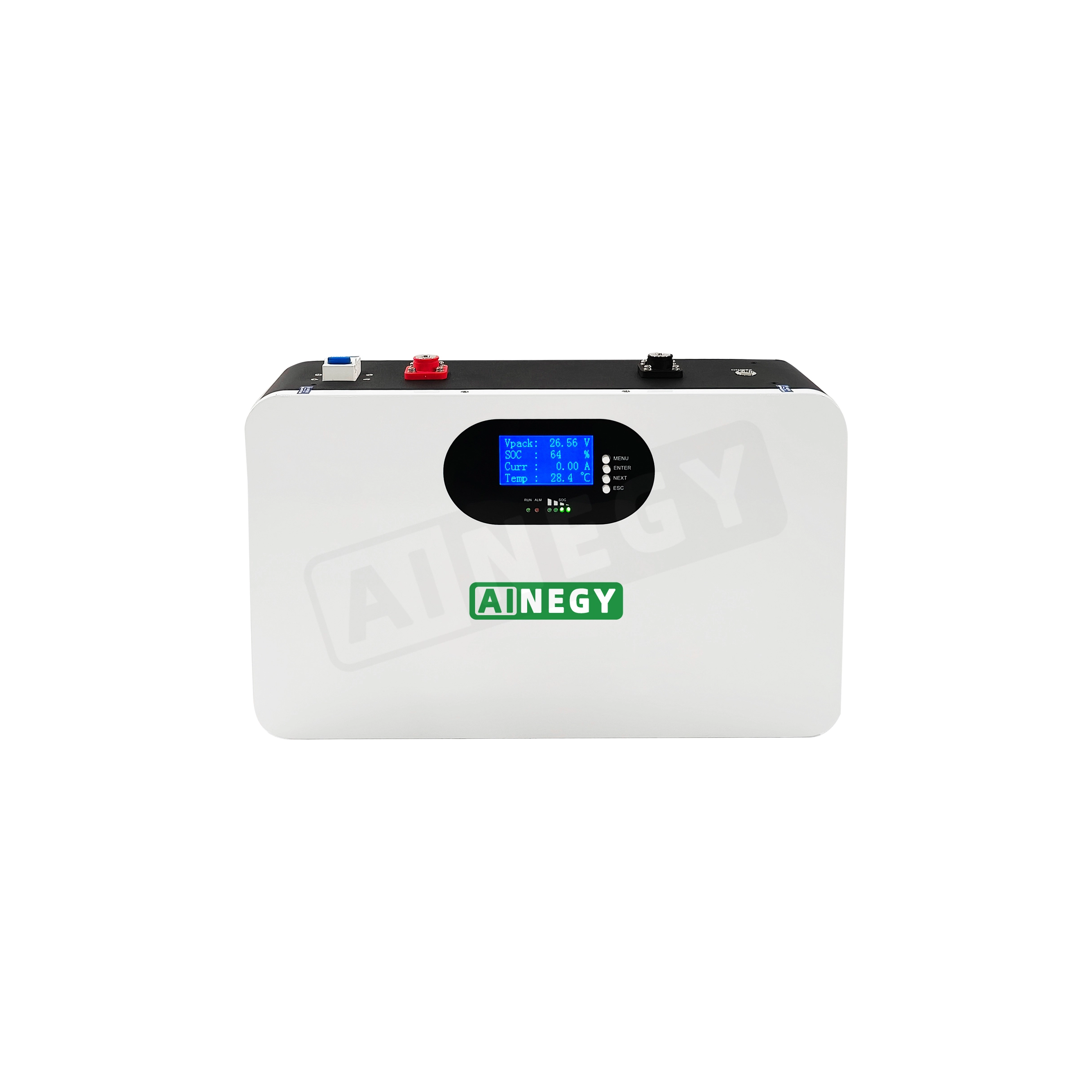25.6V100Ah for Home energy storage system Wall-mount LiFePO4 Energy Storage Battery 1