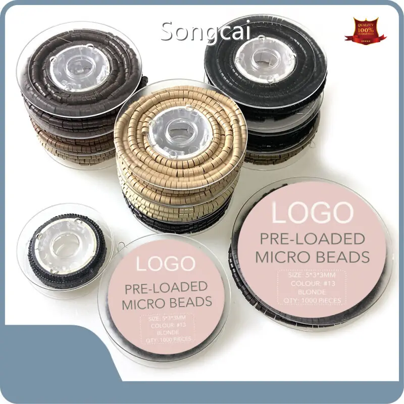 Silicone Micro Beads Design for Decorative Hair Extensions SC Hair Extensions 1
