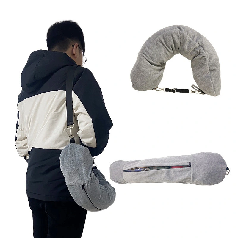 Multifunctional U-shaped Pillow for Stuffing Clothes, Storage Bag 1