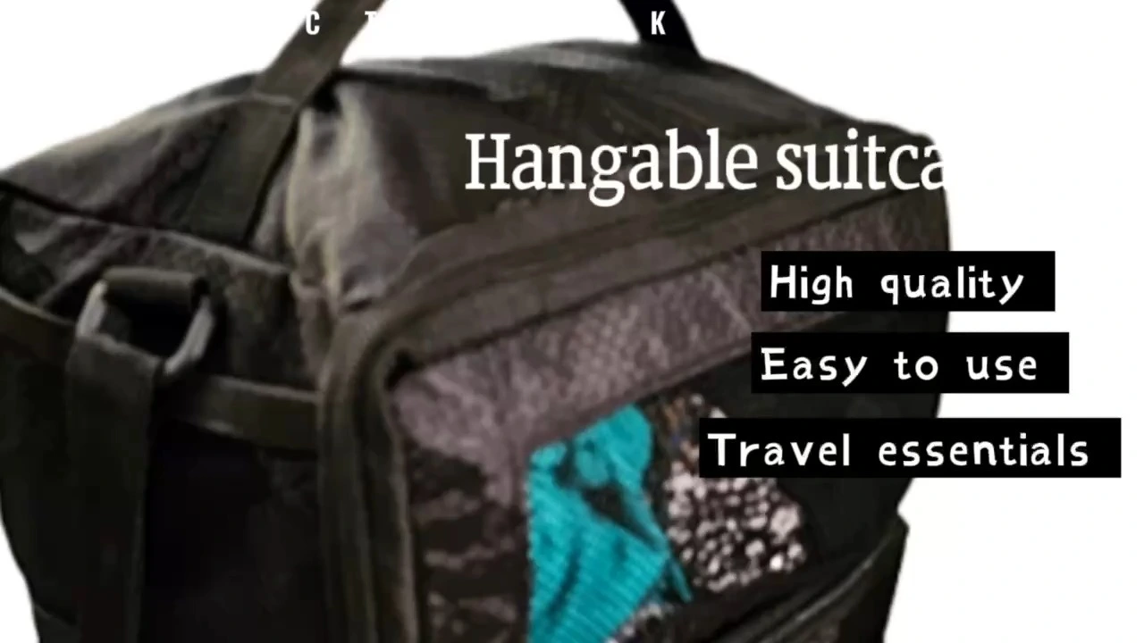 Hanging Travel Luggage Organizer - Keep Your Carry On Neat and Tidy 1