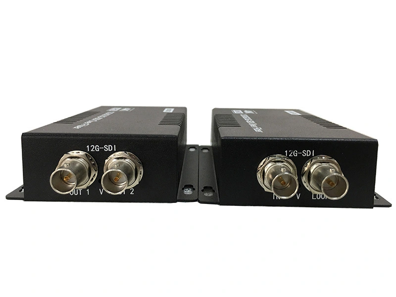 1-ch 12G-SDI Fiber extender with Loop Out 1