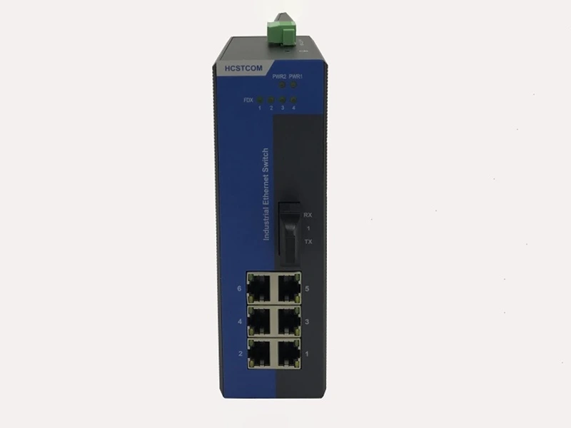 6-портовый 100M неуправляемый промышленный Ethernet-коммутатор 1