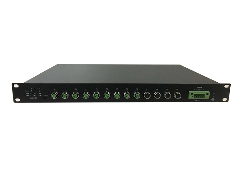 Conmutador Ethernet industrial administrado de capa 2 M12 de 12 puertos 1