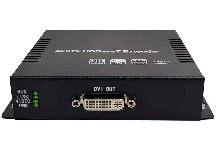 4Kx2K HDBaseT DVI extender with HDMI loop 1