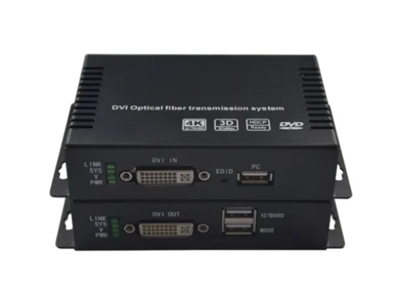 4K DVI KVM оптоволоконный удлинитель HCSTCOM 1