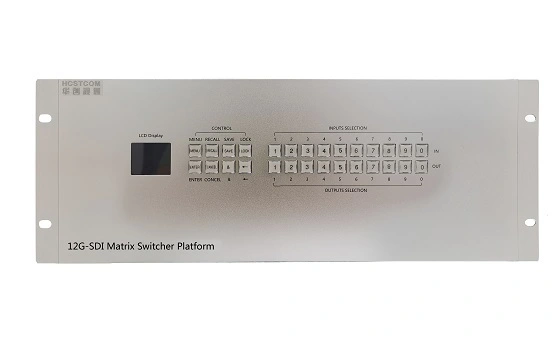 Conmutador de matriz 12G-SDI 72*72 1