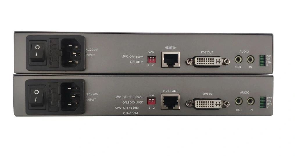 Удлинитель DVI KVM по кабелю CAT5E/CAT6 1