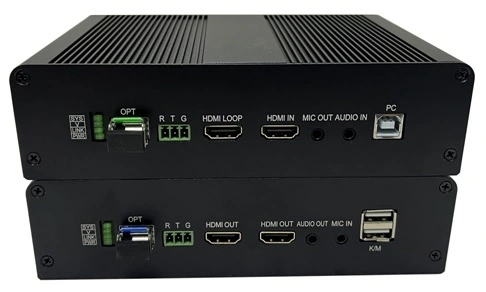 Оптоволоконный удлинитель 4K HDMI KVM 1
