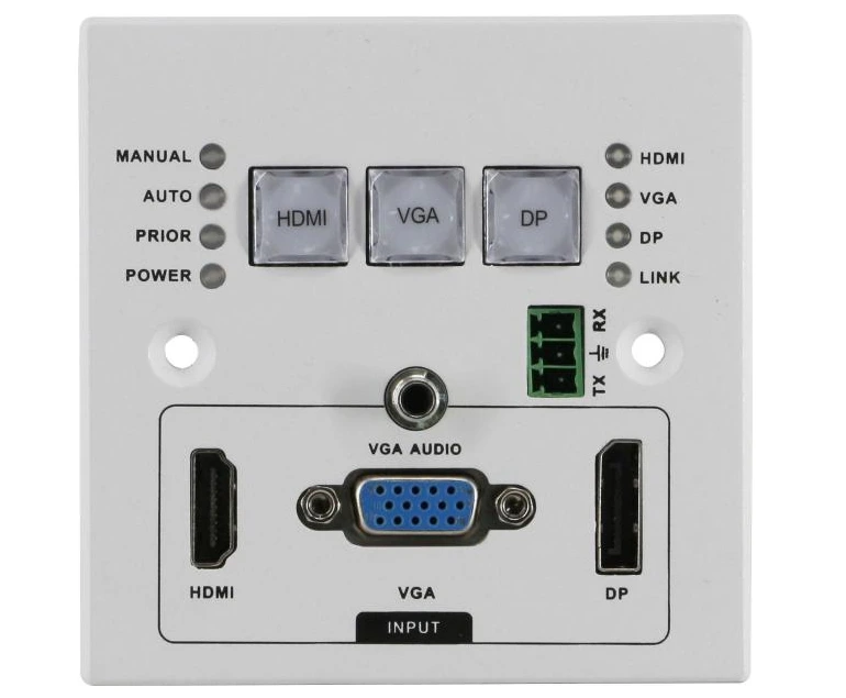Модель 86 HDMI+DP+VGA настенный передатчик 1