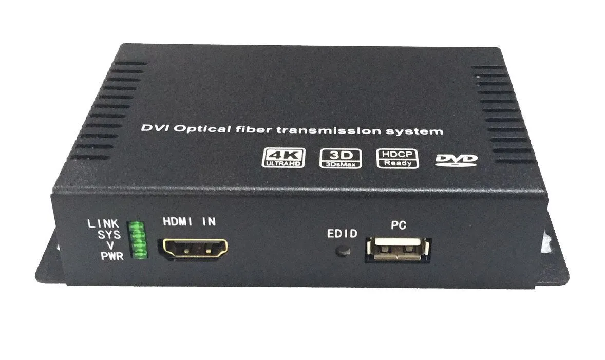 4K HDMI KVM Fiber Extender with RS232/USB 1