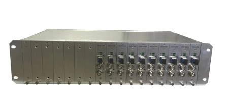 16-Slot Rack Mount 12G-SDI Transceiver HCSTCOM 1