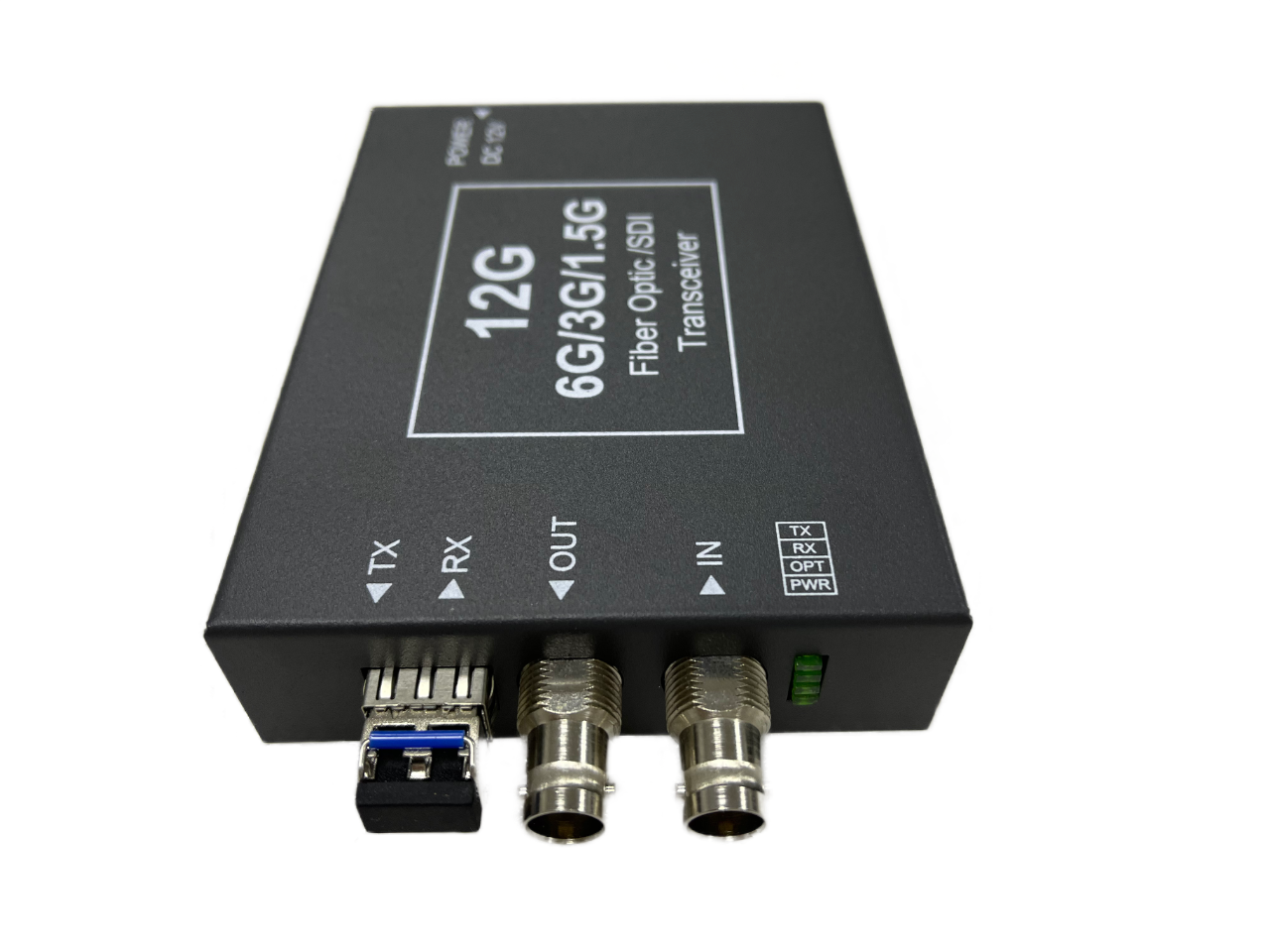 1-канальный двунаправленный оптический трансивер 12G-SDI HCSTCOM 1