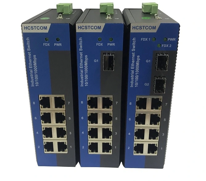 8/9/10-портовый полногигабитный неуправляемый промышленный Ethernet-коммутатор HCSTCOM 1