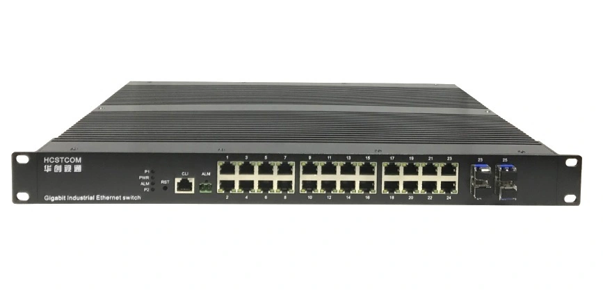 26 Port Full Gigabit Layer2 Managed Rack Industrial Ethernet Switch 1