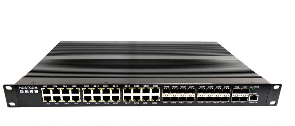 36-Port Layer3 10G Routing Industrieller Ethernet-Switch 1