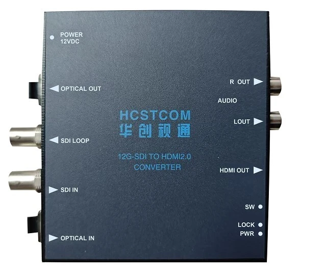 12G-SDI zu HDMI2.0 Konverter HCSTCOM 1