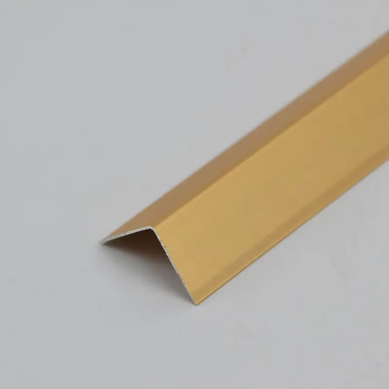 Hotaluminum L Shaped Tile Edging Trim Black / Matte Iron Gray /Matte Rose Gold / Champagne / Customized Dong's Dongri Brand 7