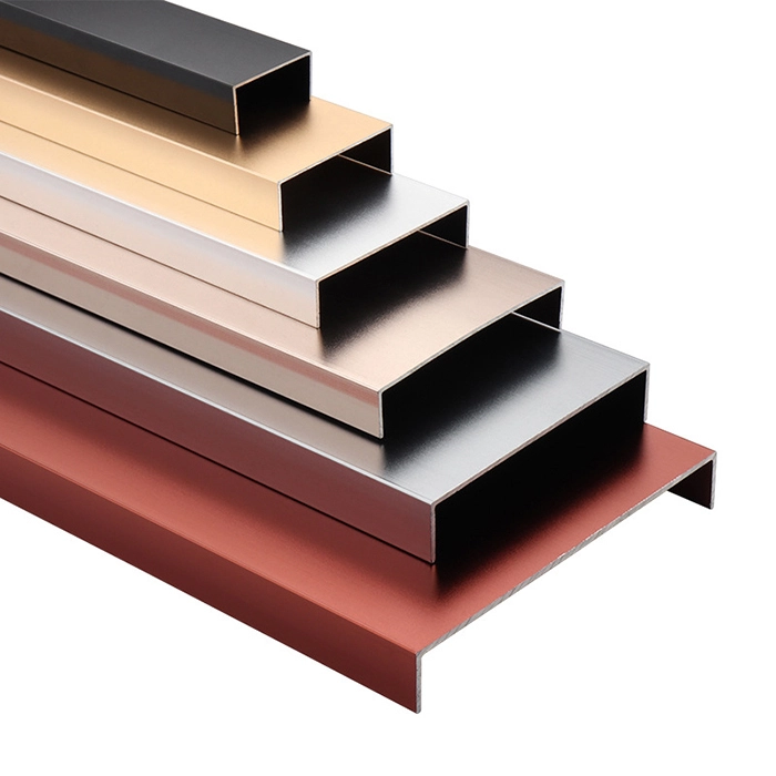 Aluminium U Shape Tile Trim Decoration Profile Tile Corner Protector 1
