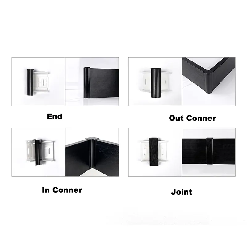 Wholesale Aluminium Skirting Board Dong's Dongri Brand 4