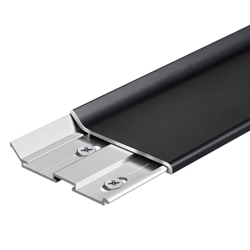 Achieve Elegance And Versatile Functionality With Dong's Dongri Clip-On Type Aluminum Skirting Board Profiles Baseboard With Toe Kick 1